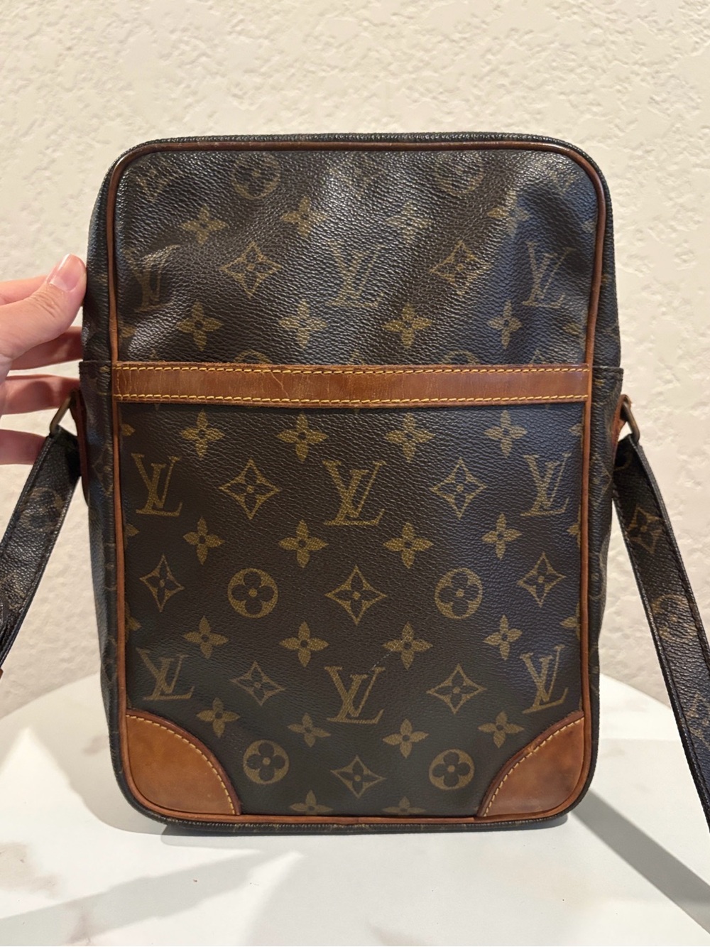 Louis Vuitton Danube MM Monogram Crossbody Bag